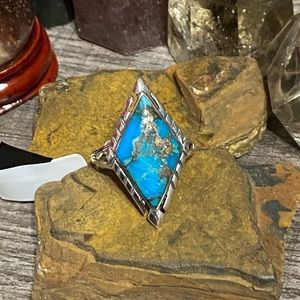 GORGEOUS Santa Fe Mojave Turquoise Ring